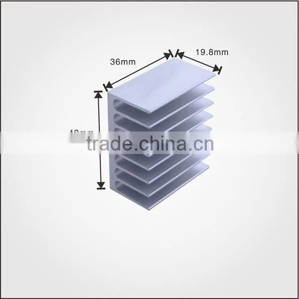 Lowest Industrial Aluminum Profile With Cutting Process Heatsink photo-2
