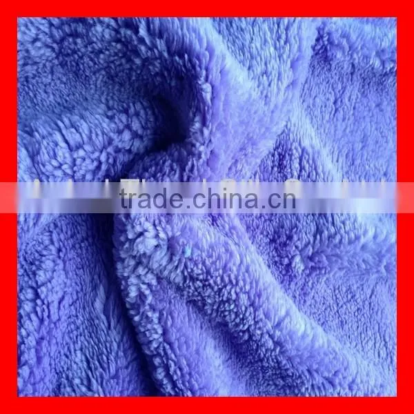 Polyester Weft Knitted Sherpa Fabric photo-5
