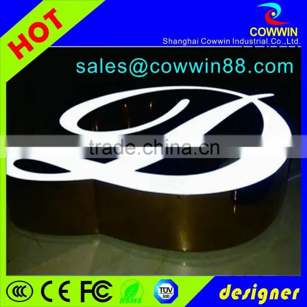 3D Lighting Acrylic Mini LED Channel Letter Sign / Bending Machine Making Acrylic Face photo-2