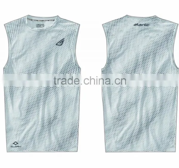Mens Sublimated Dot Tank Top Multiply Colors photo-4