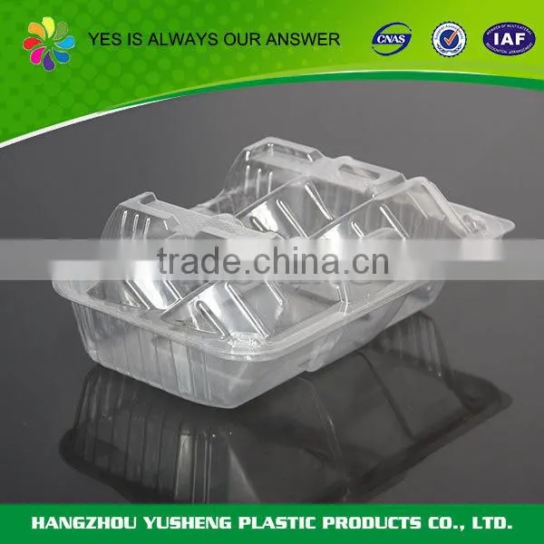 Eco-friendly Reclaimed Material Container Plastic Packaging for Cakes photo-6