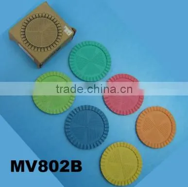 ECO-FRIENDLY CUSTOMIZE DESIGN ROUND SHAPE SILICONE COFFEE CUP MATS KITCHEN TOOLS photo-2