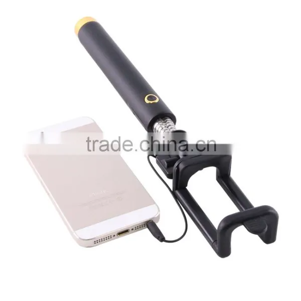 2015 Hot Portable in Pocket Flexible Walking Stick Selfie Stick With Wired Cheap Price photo-2