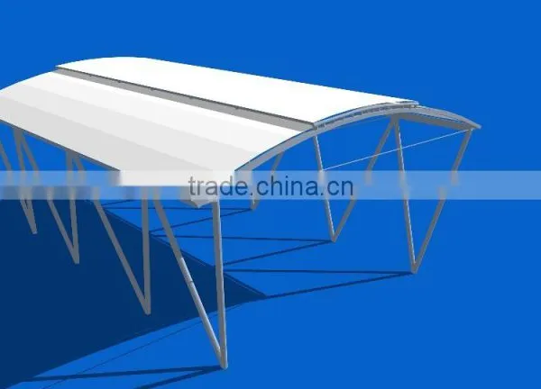 Smart Collapsible and Automatic Retractable and Open and Close Textile Architecture for Roof System photo-5