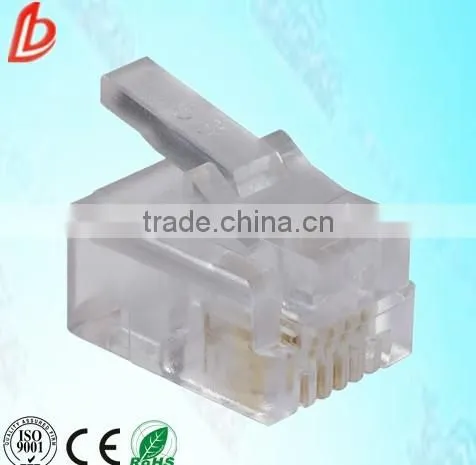 2015 Hot Selling Rj45 Plug Crystal Head, Protective Jacket Cat5 Cat6