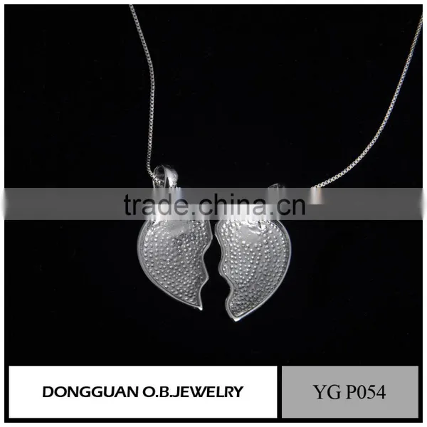 China Wholesale New Design Broken Heart Pendants for Party Jewelry On Wholesale photo-2
