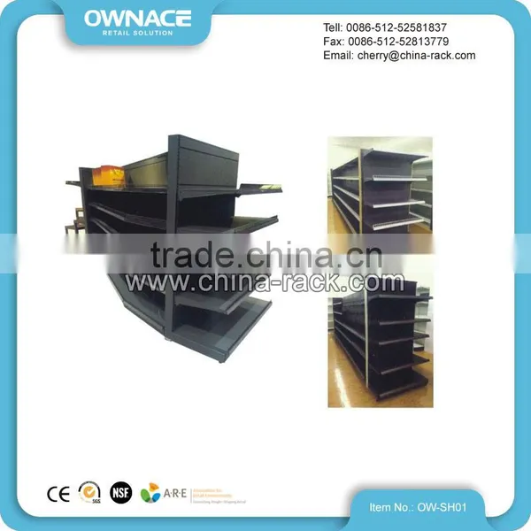 Customized Display&Storage Supermarket Shelf With Flat Back Panel photo-2