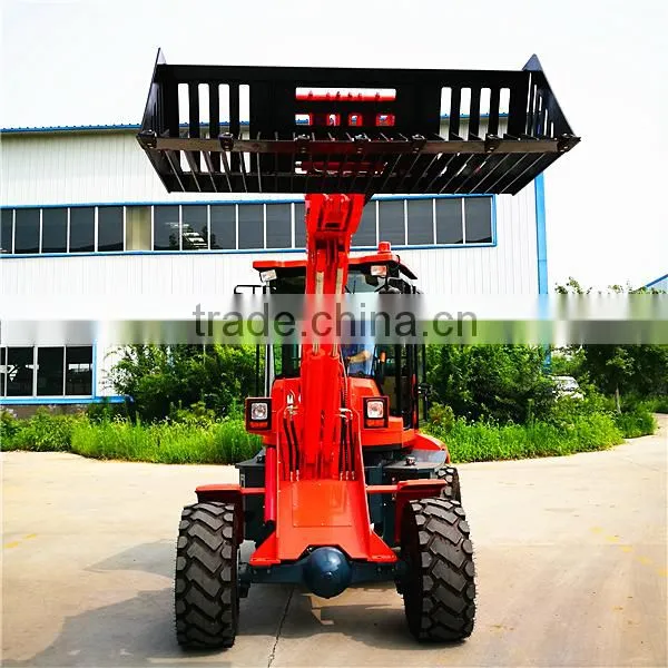 1600kg 4wd Articulated Mini Hydraulic Wheel Loader photo-2