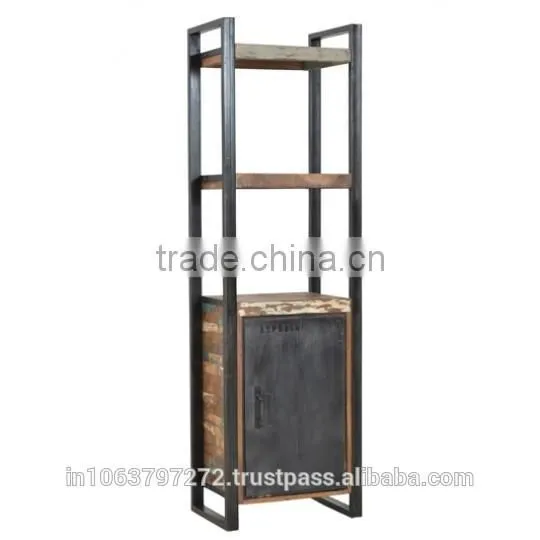 Teak Bookcase With Door