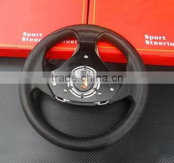 13 Inch MOMO Racing PU Steering Wheel With Horn Line photo-2
