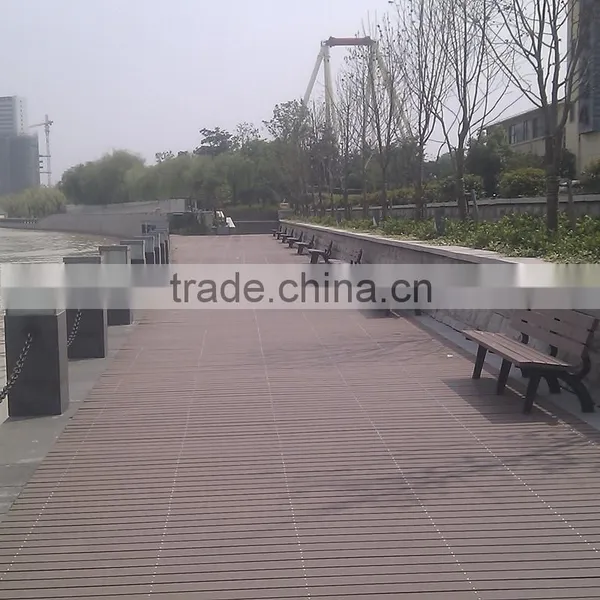 WPC Decking Wood Plastic Composite Outdoor Flooring WPC Tile photo-5