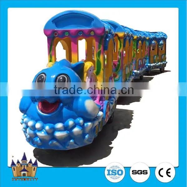 2016 New Product Used Amusement Park Rides Elephant Track Train For Kids / Adults photo-2