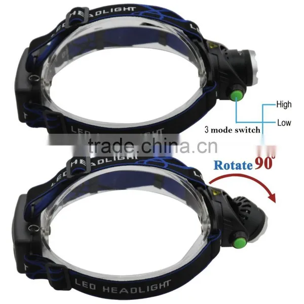 1800LM XM-L T6 LED Zoomable Headlight 3 Modes 18650 Bike Bicycle Flashlight Head Light Outdoor Camping photo-2