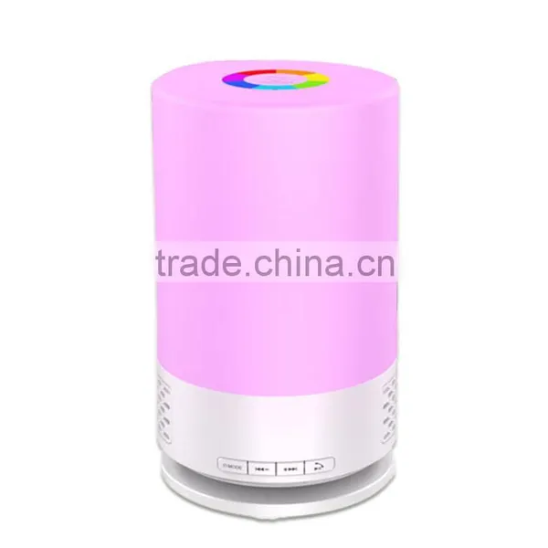 High Quality Mini Night Light Bluetooth Speaker 2016, Smart Touch Led Bluetooth Speaker Lamp With fm Radio photo-6
