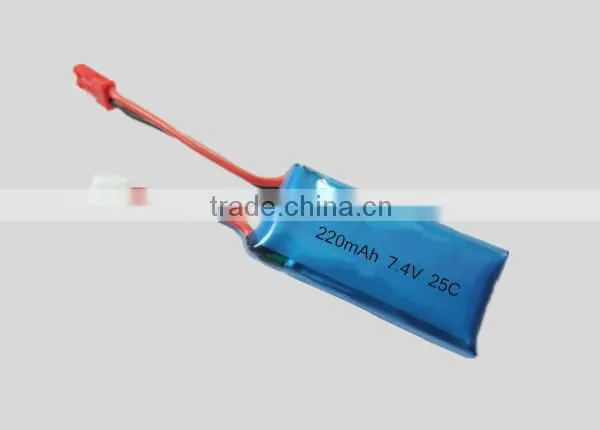Model 220mAh 7.4V 25C polymer lithium battery accessories remote control model