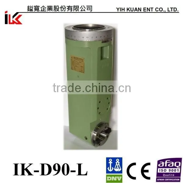 Accessory Head,gear Head Milling Mach, Milling and Cutting Metal Workpiece (IK-D90-L) Deep Head, Plano Milling Machine Accessory