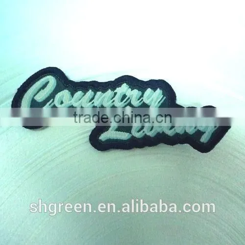 Lady Garment Velvet Embroidery Logo Patch photo-4