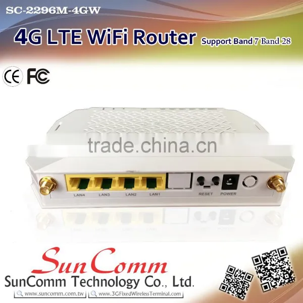 SC-2296M-4GW Latest 4G LTE Wireless Wifi Router With Band 7, Band 28 ,one External Antenna and One Internal Antenna photo-2
