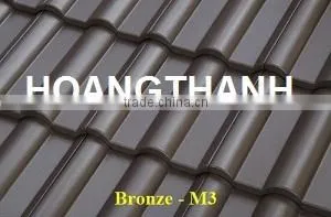 Wave Small Roof Tile Bronze M3