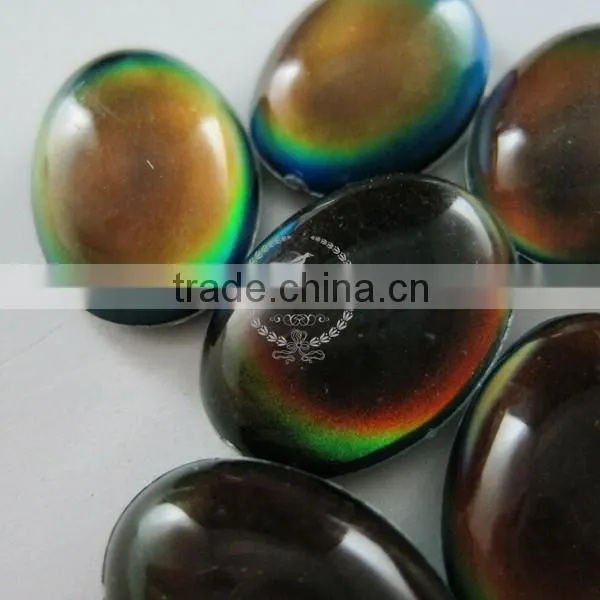 13x18mm Color Change Oval Mood Cabochon for DIY Mood Rings,charms Jewelry Supplies Fingdings 4120093 photo-3