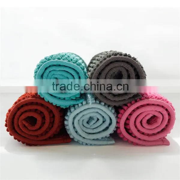 100% Polyester Chenille Design and Plain Partern Chair Mat photo-3