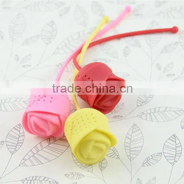 New Design Beauty Rose Silicone Tea Infuser photo-2