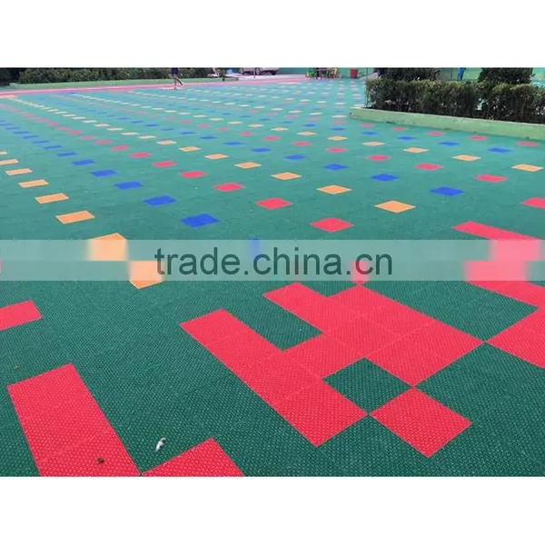 Modular Interlocking Outdoor Badminton Court Mat