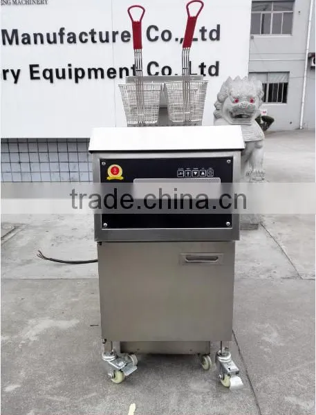 2017 MINGGU Electric Deep Frying Machine Commercial Gas Chicken Open Fryer Potato Chips Deep Fryer photo-2