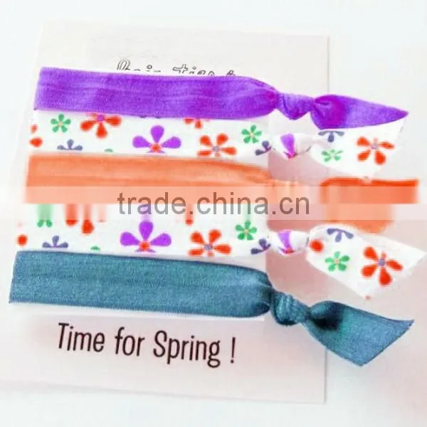 Fashion Style Elastic Hair Tie for Kids or Woven photo-3