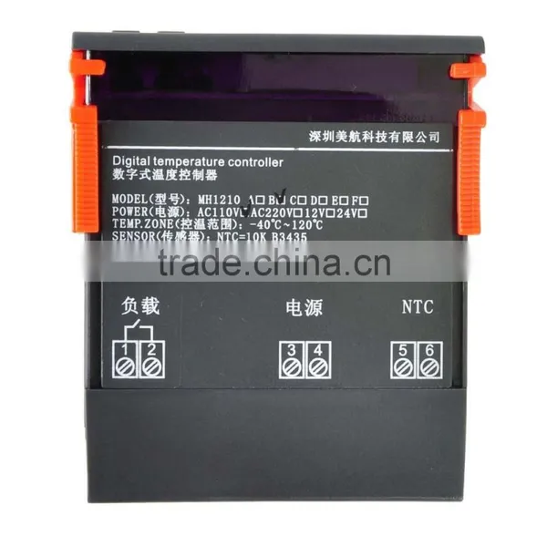 1210B AC 110V 10A Digital Temperature Controller Aquarium Sensor Electronic Thermostat photo-3