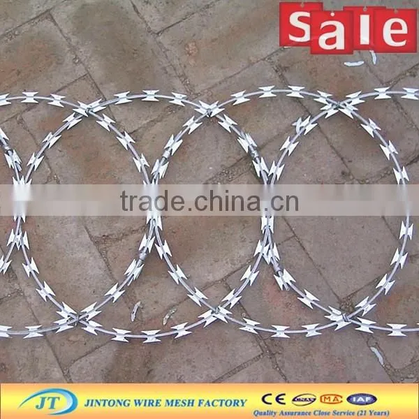 Airports 304 316 Stainless Steel Razor Wire Price photo-2