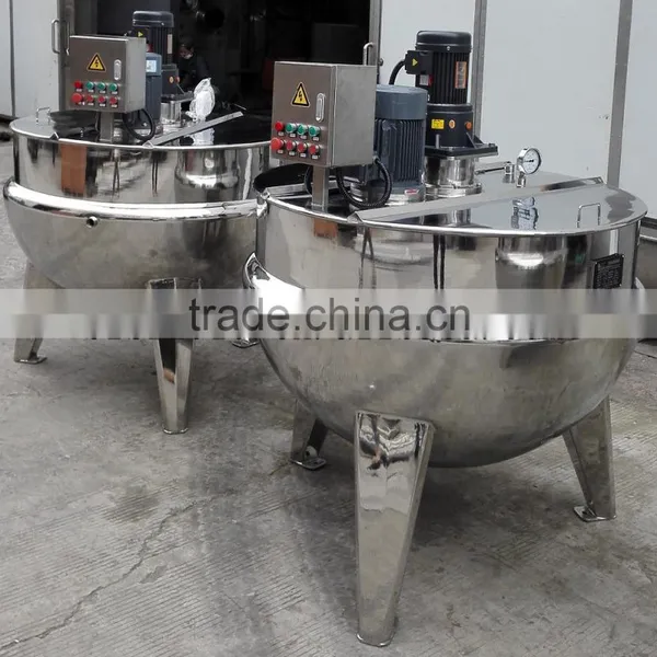 Stainless Steel Popular Wenzhou 150L Industrial Steam Heating Double Jacket Kettle photo-3