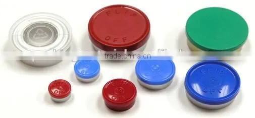 20mm Flip off Cap of Aluminium and Plastic for Medical Vial and Glass Infusion Bottle photo-3