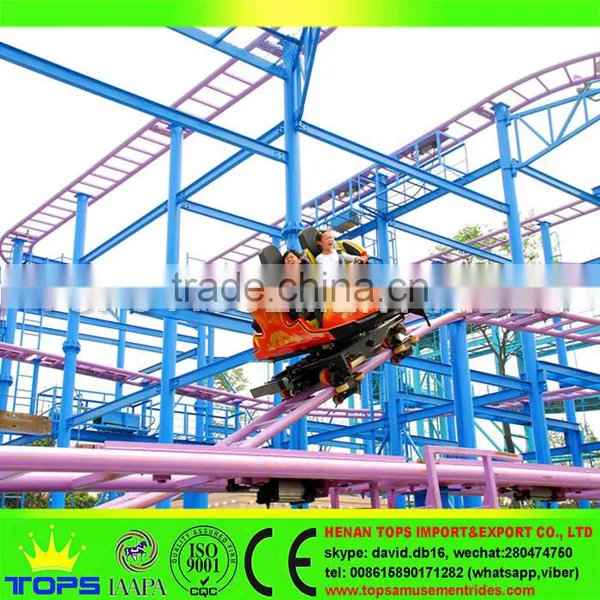 Thrilling Amusement Track Ride Roller Type Spinning Coaster photo-5