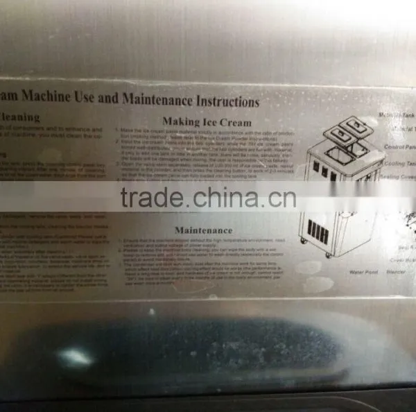 Freestanding Stainless Steel Ice Cream Machine BQL-838N TEL: 0086-13632272289 photo-6