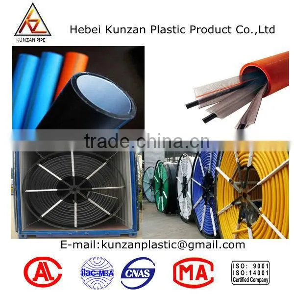 40/33mm Silicon Core Plastic Pipe Fibre Optic Cable Duct photo-5
