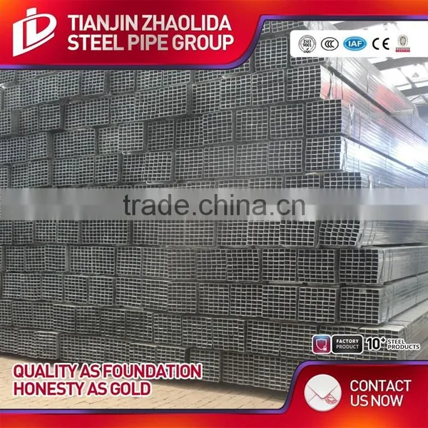 JIS G3446 Square Galvanized Square Pipe Price List From Tianjin Manufacture photo-6