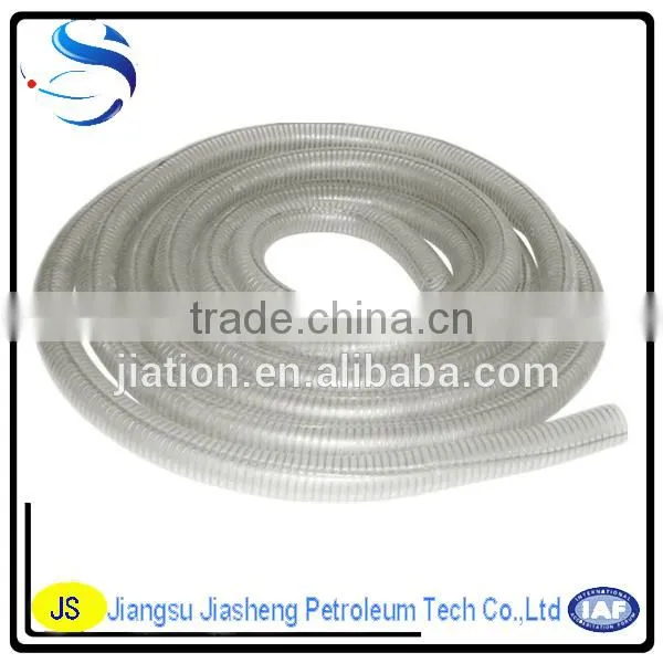 PVC Spiral Steel Wire Reinforced Hose / Oil Resistant / Acid photo-6