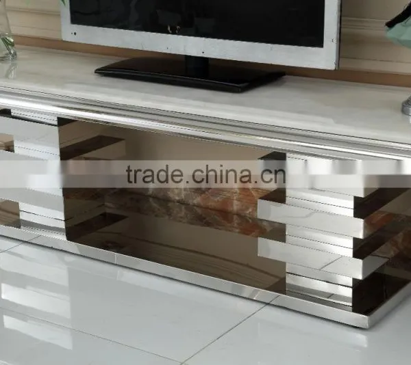 Luxury Modern Stainless Steel Dining Table and Chairs AH066 photo-3