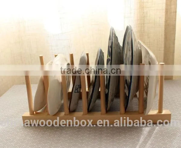Popular Antique Decorative Wooden Dish Rack photo-5