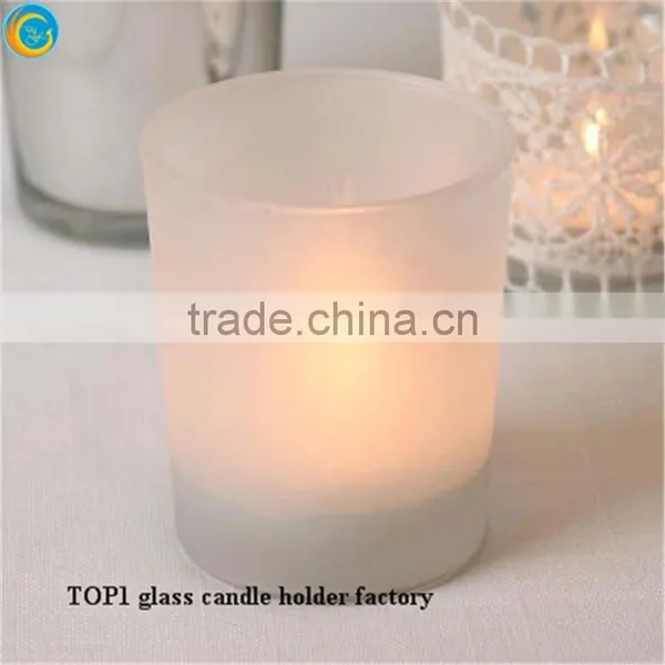 Glass Candle Jar Sizes Custom Set 3 Laser Cut Glass Candle Holders photo-4