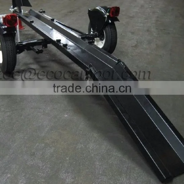 Collapsible Motorcycle Carrier Trailer With Single Wheel photo-2