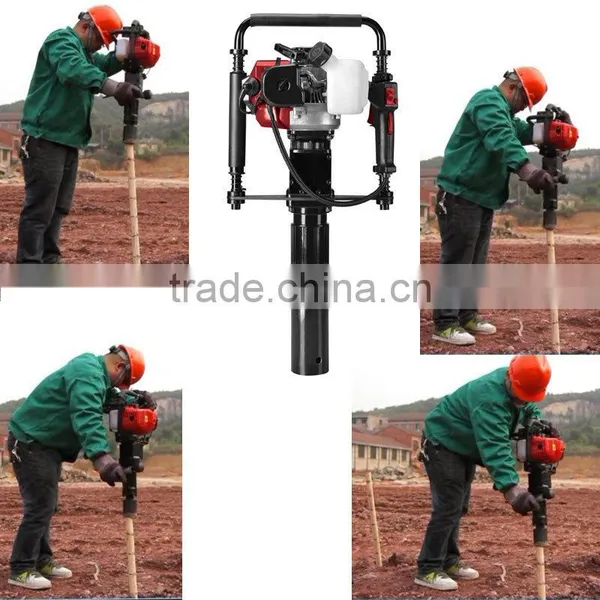 70mm Gasoline Petrol Gas Powered Power Portable Construction Hammer Piling Driving Machine Tools Electric Post Driver photo-4
