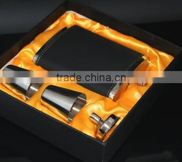 Manufacturer Price 7oz Stainless Steel Hip Flask Set photo-2