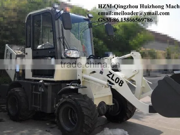 4WD Tractor HZM 908 Cheap Wheel Loader Price Chinese Wheel Loader Without Cabin for Sale photo-4