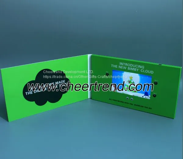 Size A5 2GB LCD Video Brochure Video Message Card With Hd Screen photo-5
