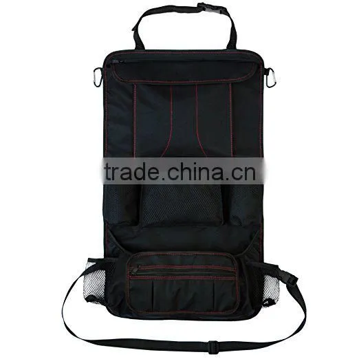 12 Compartments Larger Protection & Storage Car Back Seat Organizer for Kids photo-2