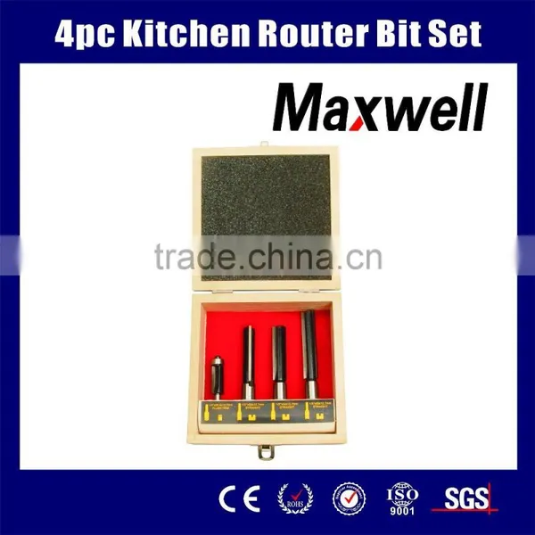4pc Kitchen Router Bit Set photo-1
