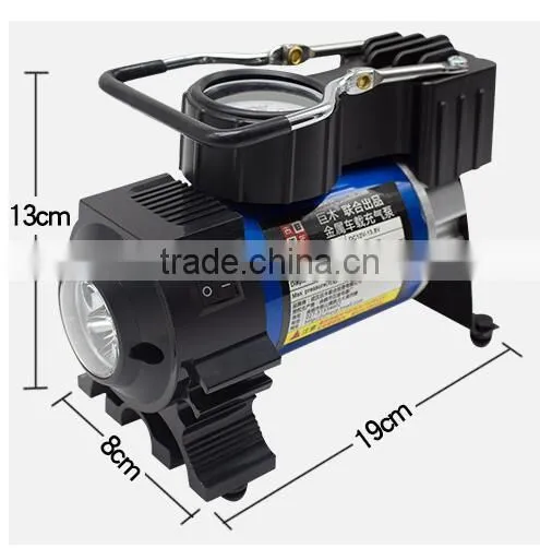 12v Portable Air Compressor Inflator Tire Pump Nozzle Needles 120 PSI LED Display photo-3