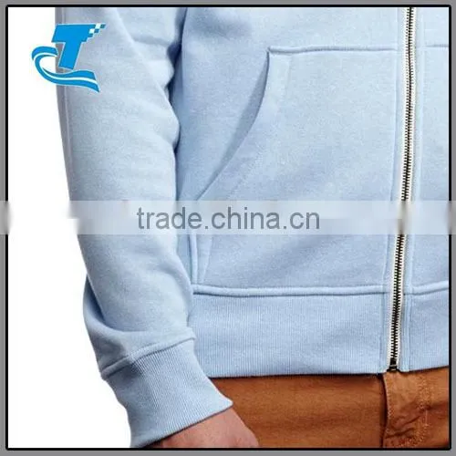 Custom Zipper Up Men Fleece Hooded Jackets photo-4